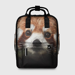 Рюкзак женский Малая панда, цвет: 3D-принт