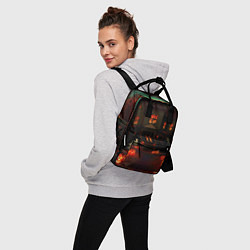 Рюкзак женский Дорога к ужасу, цвет: 3D-принт — фото 2
