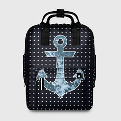 Рюкзак женский Anchor - ocean theme, цвет: 3D-принт