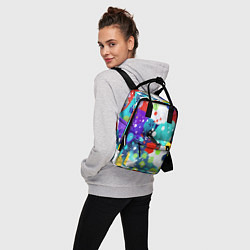 Рюкзак женский Яркая зима, цвет: 3D-принт — фото 2