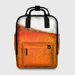 Рюкзак женский Тёмное пиво, цвет: 3D-принт