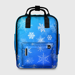 Женский рюкзак Снежинки в небе
