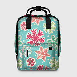Женский рюкзак Весёлые снежинки
