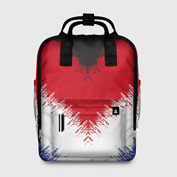 Рюкзак женский Разноцветные полосы, цвет: 3D-принт