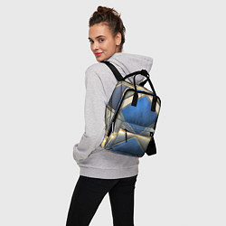 Рюкзак женский Киберкостюм с подсветкой, цвет: 3D-принт — фото 2