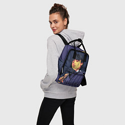 Рюкзак женский Уэнсдэй с зонтом, цвет: 3D-принт — фото 2