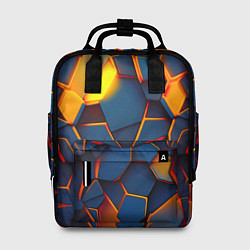 Рюкзак женский Плитки со свечением, цвет: 3D-принт