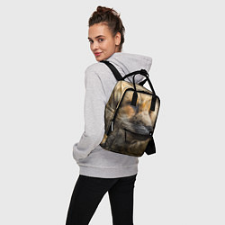 Рюкзак женский Мудрый лис, цвет: 3D-принт — фото 2