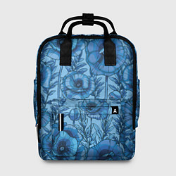 Женский рюкзак Синие цветы