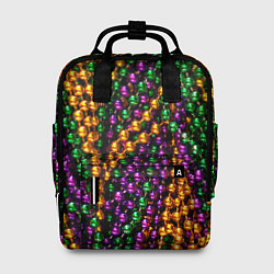Рюкзак женский Разноцветные буссы, цвет: 3D-принт