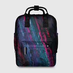 Рюкзак женский Неоновая стена, цвет: 3D-принт