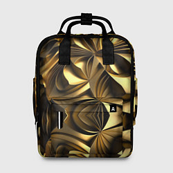Рюкзак женский Золотой калейдоскоп, цвет: 3D-принт