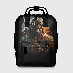 Рюкзак женский Тигр и ниндзя, цвет: 3D-принт