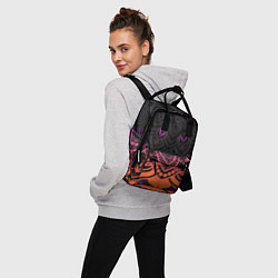 Рюкзак женский Цветастый узор, цвет: 3D-принт — фото 2
