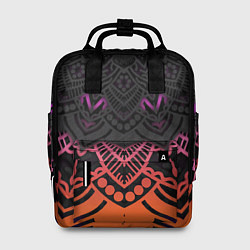 Рюкзак женский Цветастый узор, цвет: 3D-принт