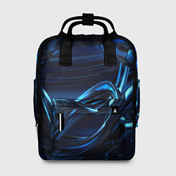 Рюкзак женский Фрактальный узор волны, цвет: 3D-принт