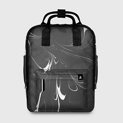 Рюкзак женский Черно-белый узор, цвет: 3D-принт