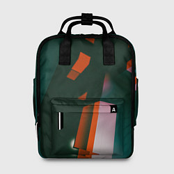 Рюкзак женский Сюрреалистичные геометрические фигуры, цвет: 3D-принт