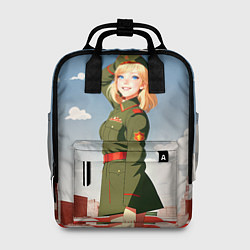 Рюкзак женский Боевая девчонка, цвет: 3D-принт