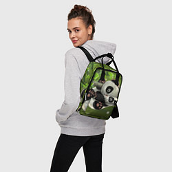 Рюкзак женский Панда на дереве отдыхает, цвет: 3D-принт — фото 2