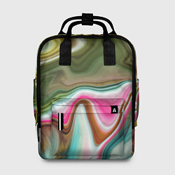 Рюкзак женский Color waves, цвет: 3D-принт
