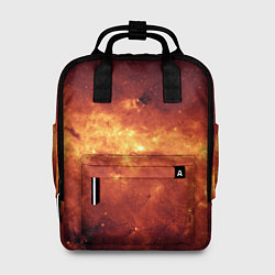 Рюкзак женский Огненная галактика, цвет: 3D-принт