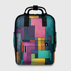 Рюкзак женский Современные геометрические фигуры, цвет: 3D-принт