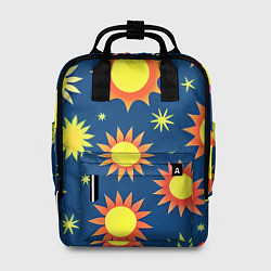 Рюкзак женский Цветы солнца, цвет: 3D-принт