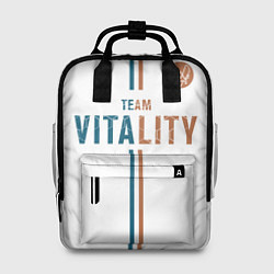 Рюкзак женский Форма Team Vitality white, цвет: 3D-принт