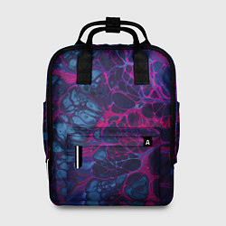 Рюкзак женский Неоновая лава, цвет: 3D-принт