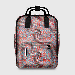 Рюкзак женский Ткань со складками, цвет: 3D-принт