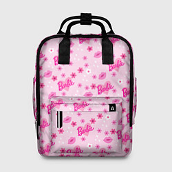 Рюкзак женский Барби, сердечки и цветочки, цвет: 3D-принт