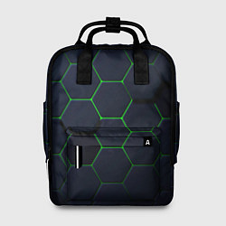 Женский рюкзак Honeycombs green