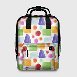 Женский рюкзак Разноцветные фигурки