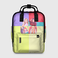 Рюкзак женский Блек Пинк - разноцветный, цвет: 3D-принт