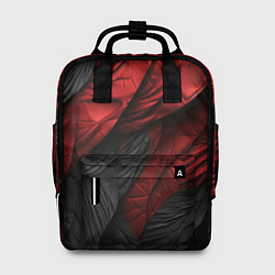 Рюкзак женский Red black texture, цвет: 3D-принт
