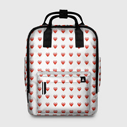 Рюкзак женский Сердце эмодзи, цвет: 3D-принт