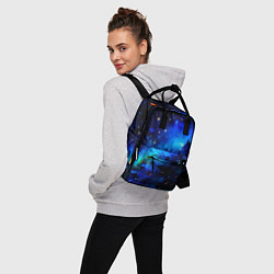 Рюкзак женский Живописный космос, цвет: 3D-принт — фото 2