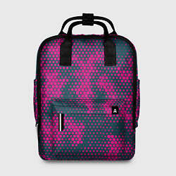 Рюкзак женский Спортивный паттерн камуфляж, цвет: 3D-принт