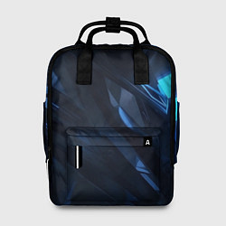 Рюкзак женский Синяя безгранность, цвет: 3D-принт