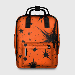 Женский рюкзак Огненный оранжевый абстракция