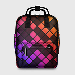 Рюкзак женский Цветной тетрис, цвет: 3D-принт