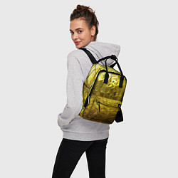 Рюкзак женский Золотой самородок, цвет: 3D-принт — фото 2