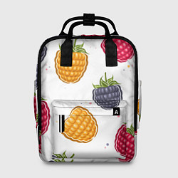 Рюкзак женский Разноцветная малина, цвет: 3D-принт