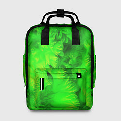 Рюкзак женский Green abstract texture, цвет: 3D-принт