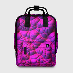 Рюкзак женский Объемная розовая текстура, цвет: 3D-принт