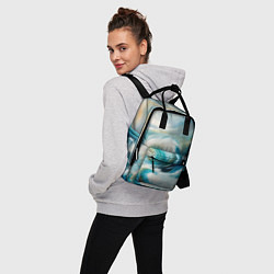 Рюкзак женский Штормовые волны океана, цвет: 3D-принт — фото 2