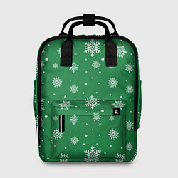 Женский рюкзак Hello winter green snow