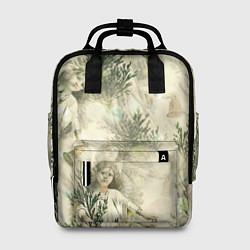 Женский рюкзак Рождественский декор - рисунки ангелов