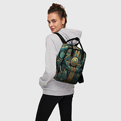 Рюкзак женский Орнамент в египетском стиле, цвет: 3D-принт — фото 2